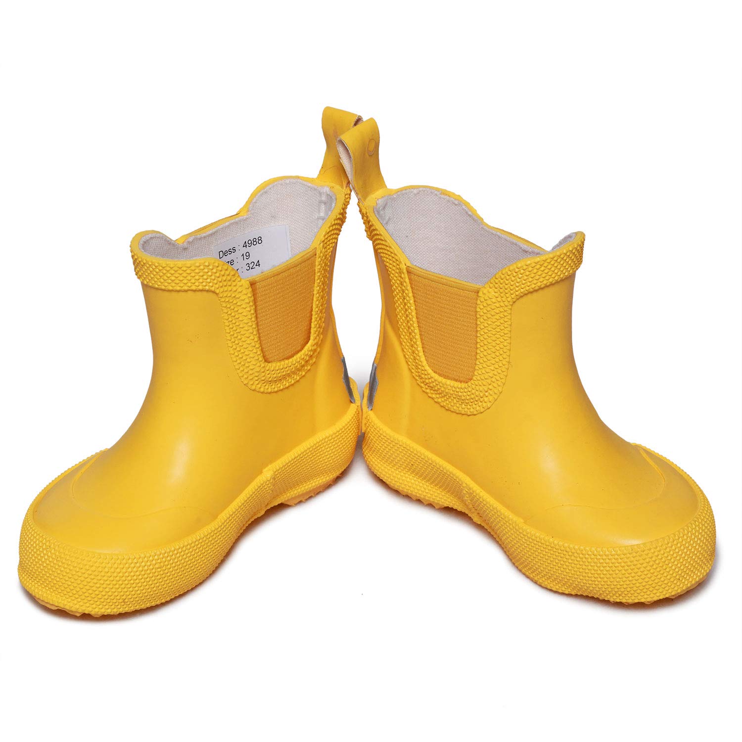 CeLaVi Unisex-Child Basic Wellies Short Rain Boot, Gelb, 25 EU