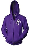 Prince Unisex-Erwachsene Purple Zip Hoodie Kapuzenpulli, violett, Small