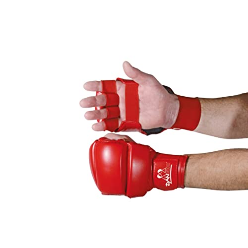 DanRho Ju Jutsu Handschuhe, Größe:S;Farbe:Rot