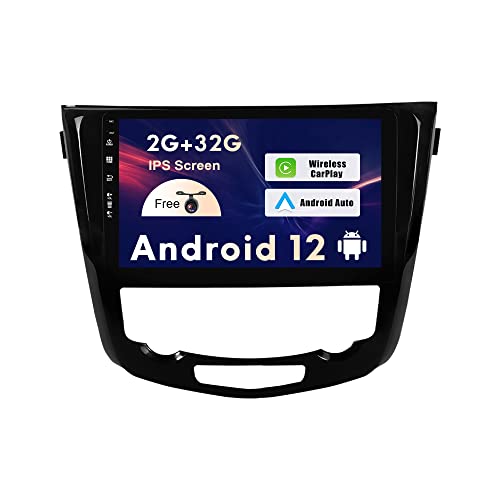 SXAUTO Android 10 Autoradio Passt für Nissan X-Trail Qashqai J11 Rouge(2014-2018) - Kamera KOSTENLOS - [2G+32G] - 2 Din - 10.1 Zoll - Unterstützen DAB Lenkradsteuerung 4G WiFi BT Carplay Android Auto