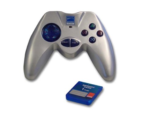 Speedlink Hornet Gamepad für die Playstation One (inklusive MemoryCard) silber
