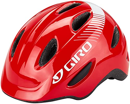 Giro Unisex Jugend Scamp MIPS Fahrradhelm Youth, Bright red, XS | 45-49cm