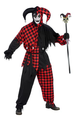 ORION COSTUMES Böser Narr Halloween-Kostüm für Herren