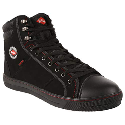 Lee Cooper Workwear Unisex-Erwachsene Sicherheitsschuhe, schwarz, LCSHOE022, 43 EU (9 UK)