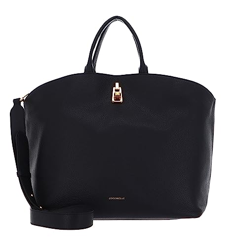 Coccinelle Magie Soft Handbag Grained Leather Noir