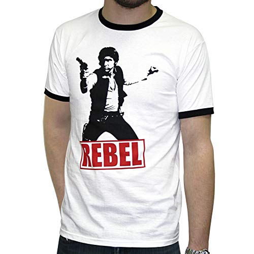 ABYstyle Star Wars - T-Shirt Han Solo Rebel - White (XL)