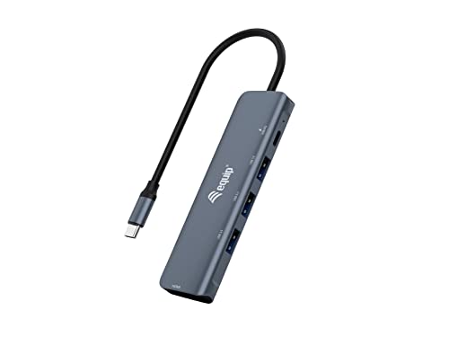 Equip 133487 USB-C 5-in-1 Multifunktionsadapter, HDMI, USB 3.2 Gen1, 100W USB PD