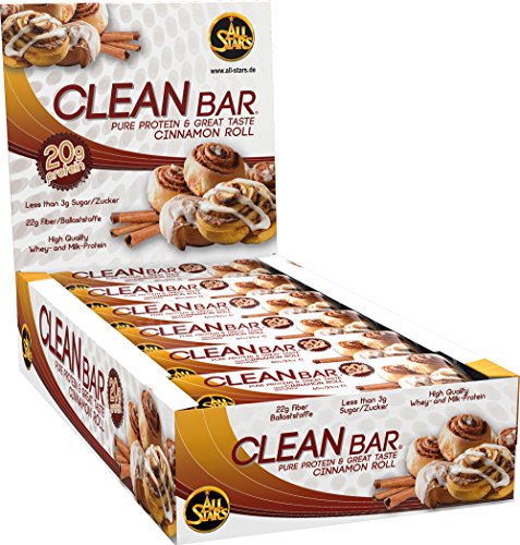 All Stars Clean Bar, Cinnamon Roll, 18er Pack (18 x 60 g)