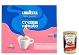 4x Lavazza Kaffee Crema e Gusto Dolce (Delicato), gemahlener Bohnenkaffee 250g + Italian Gourmert polpa 400g