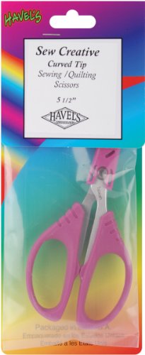 Havel's Sew Creative Nähschere, gebogene Spitze, 14 cm, Pink