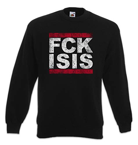 Urban Backwoods Fuck Isis Sweatshirt Pullover Schwarz Größe L