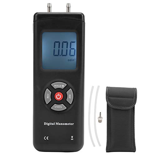 Digitales Manometer, TL-101 Digitales Manometer Luftdruckmessgerät Differenzluftdruckprüfer + 5 psi