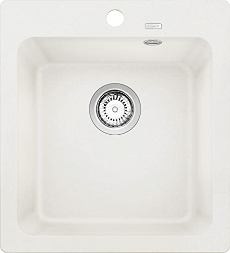 BLANCO NAYA 45 - Granitspüle für die Küche für 45 cm breite Unterschränke - aus SILGRANIT - weiß- 526574