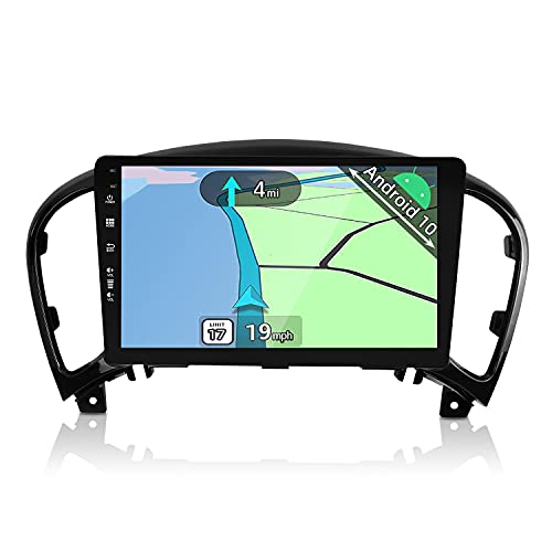 YUNTX Android 10 Autoradio Passt für Nissan Juke (2010-2014) YF15 Infiniti ESQ (2011-2017) - GPS 2 Din - KOSTENLOSE Rückfahrkamera- Unterstützung DAB + / Lenkradsteuerung /4G/WiFi/Bluetooth/Mirrorlink