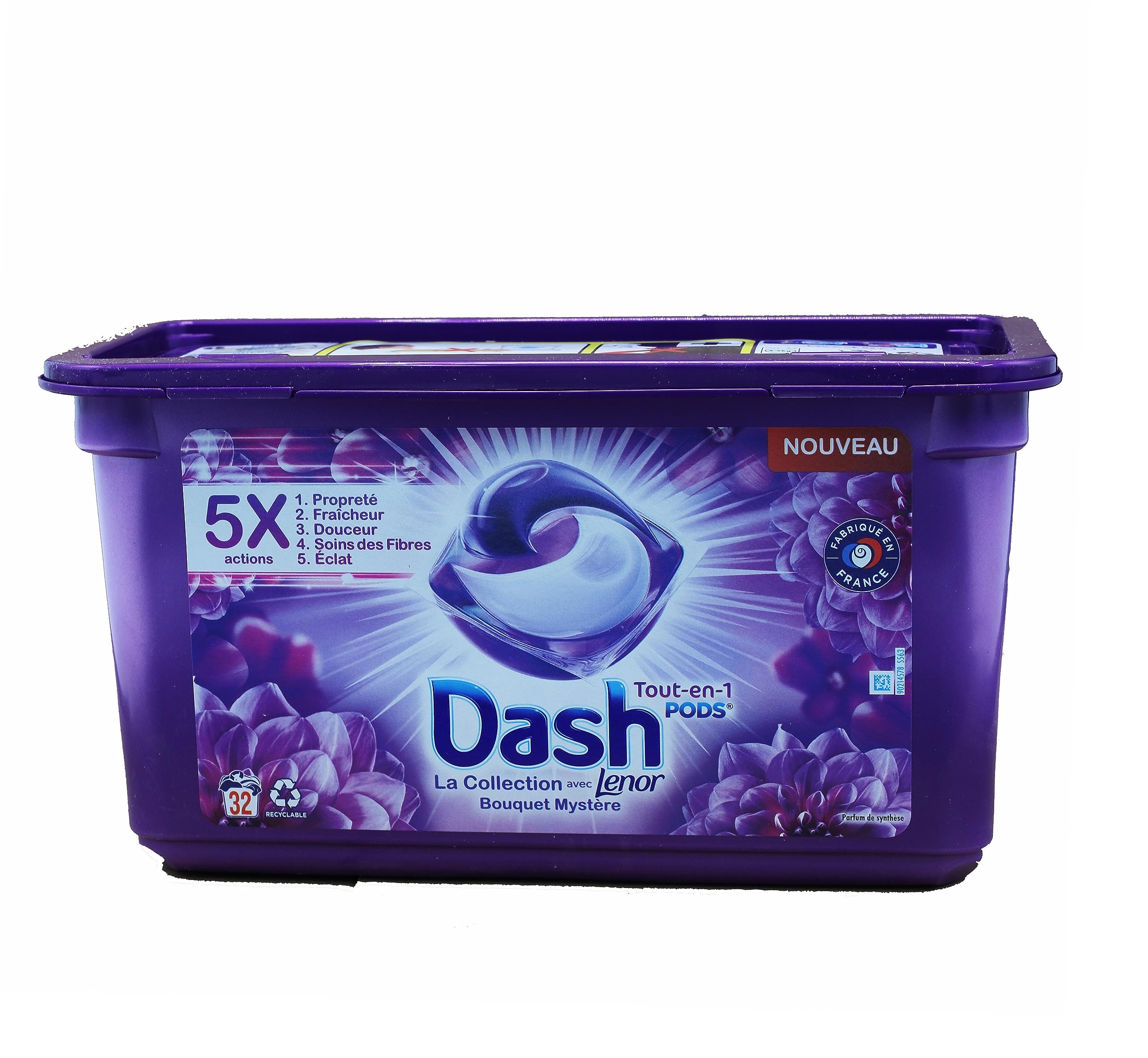 Dash Waschmittel-Pods 32WL All in 1 Bouquet Mystere Frühlingsfrische