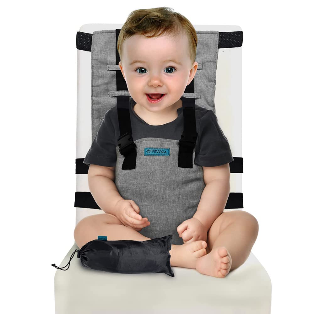 sitzerhöhung stuhl kind,tischsitz baby,waschbarer Stoffgurt, Stuhl, verstellbare Riemen für die Säuglingsernährung,Faltbar und Tragbar universeller Baby-Esstisch-Sicherheitsgurt für Reisen, Zuhause