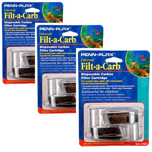 Penn-plax filt-a-carb Universal Carbon Bodenfilter Kartusche, 6er Pack