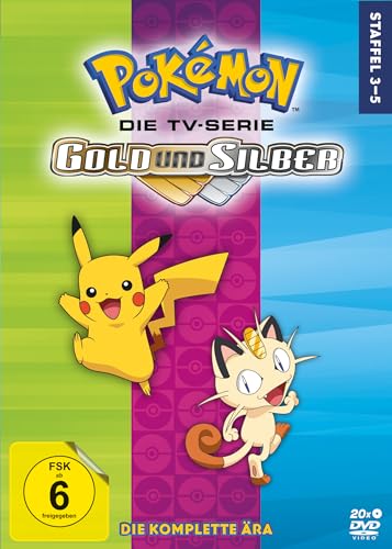Pokémon - Die TV-Serie: Gold und Silber - Staffel 3-5 [20 DVDs]