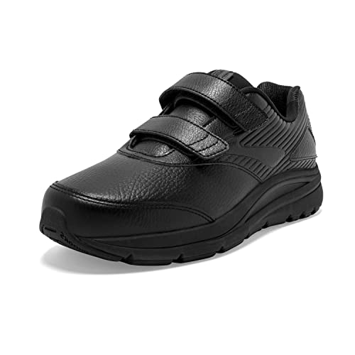 Brooks Women's Addiction Walker V-Strap 2 Walking Shoe (8.5 B US, Black/Black)