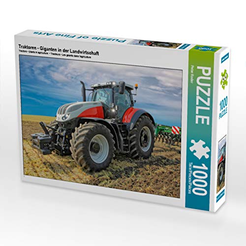 CALVENDO Puzzle Traktoren - Giganten in der Landwirtschaft - 1000 Teile Foto-Puzzle für glückliche Stunden
