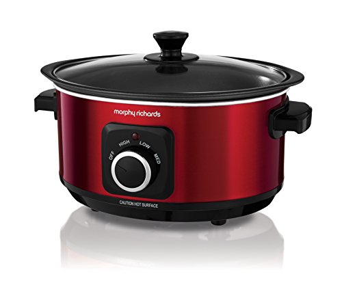 Morphy Richards Slow Cooker Sear and Stew 460014 3,5 l, Rot