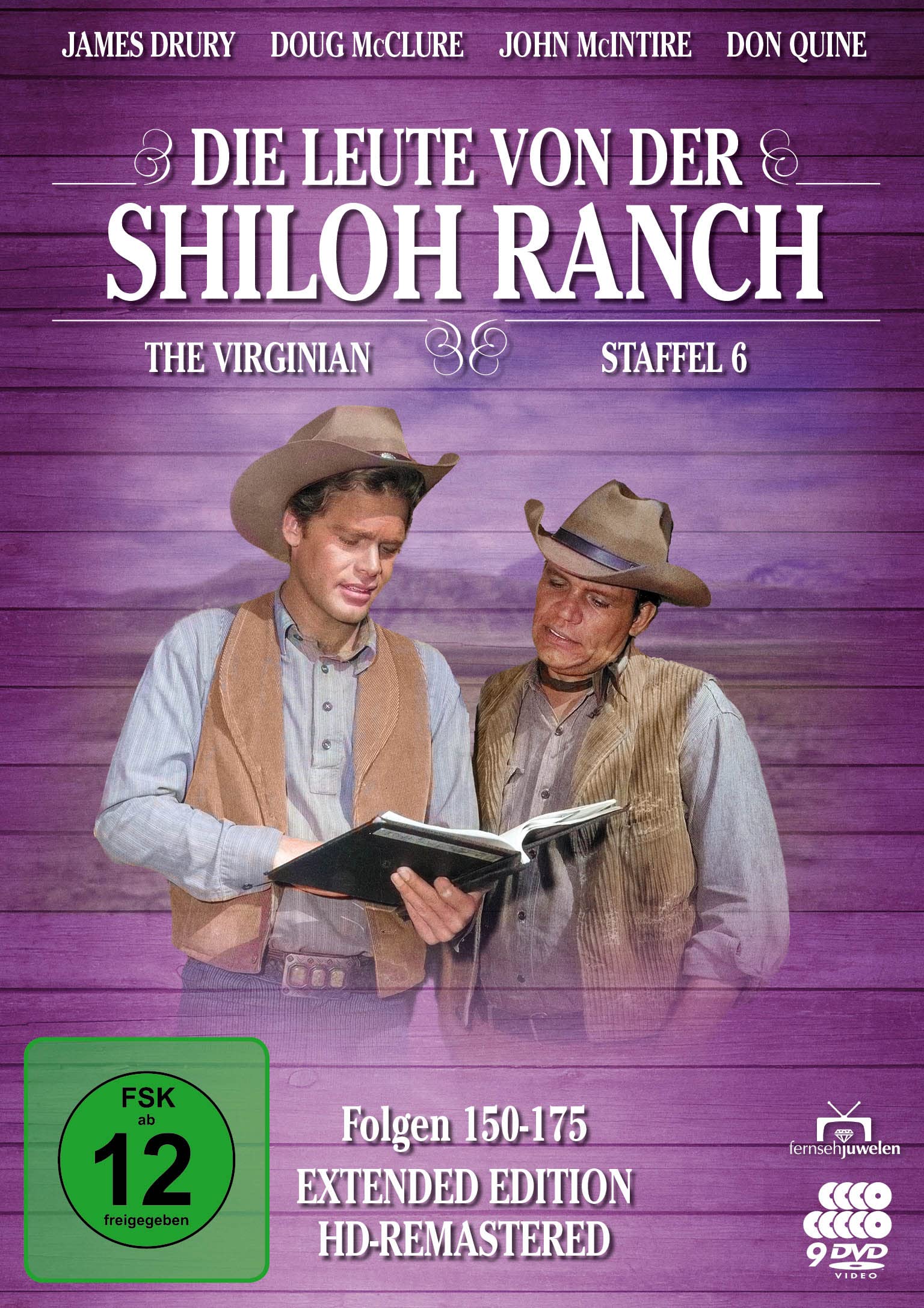 Die Leute von der Shiloh Ranch - Staffel 6 (HD-Remastered) (Fernsehjuwelen) (9 DVDs)