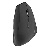 T'nB Kabellose Maus, ergonomisch, vertikal, Dual Connect, Bluetooth + USB-A, Schwarz