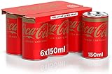 24x Coca Cola mini Senza Caffeina dosen kohlensäurehaltiges Getränk 150ml Koks Ohne Koffein Softdrink kaffeinfrei