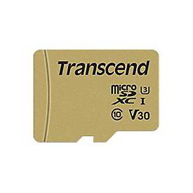 Transcend Ultra-Highspeed 32GB  micro SDXC/SDHC Speicherkarte (für Action-Cams / Dashcams und Drohnen) / 4K, U3, V30, UHS-I – TS32GUSD500S