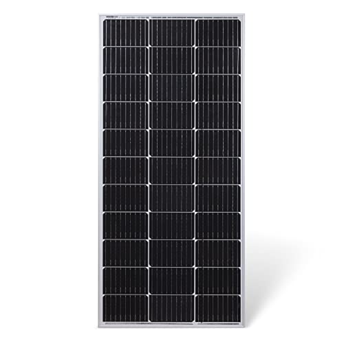 Protron Mono 120W Solarmodul Photovoltaik Monokristallin Solarpanel Solarzelle 120Watt Mono Solar 12V für Wohnmobil, Garten, Boot
