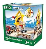 BRIO World 33280 Frachtverladestation - Eisenbahnzubehör Holzeisenbahn - Kleinkinderspielzeug empfohlen für Kinder ab 3 Jahren