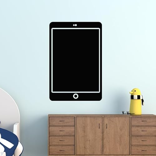 Aufkleber für Tafel, selbstklebend, abwischbar, Design Smartphone, 100 x 65 cm