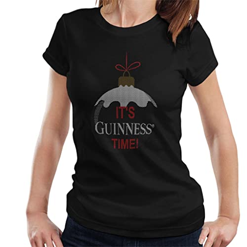 Guinness Christmas Bauble Its Time Women's T-Shirt