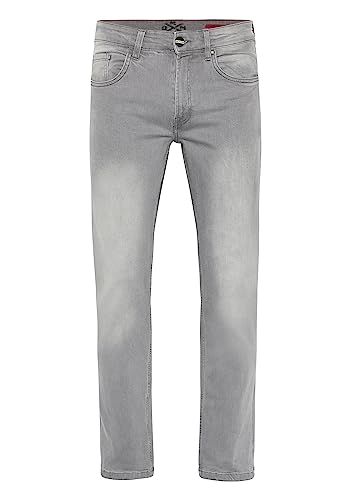 Oklahoma Jeans Herren R140-GRN Straight Jeans, Grau (Grey Wash 018), W42/L32