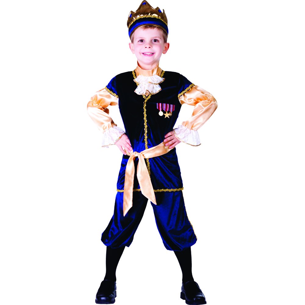 Dress Up America 755-S Prinzkostüm Junge Renaissance, Mehrfarbig, Größe 4-6 Jahre (Taille: 71-76 Höhe: 99-114 cm)