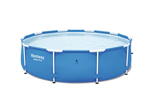 Bestway Steel Pro Frame Pool ohne Pumpe, rund 305x76cm Stahlrahmenpool, blau