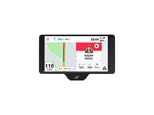 Coyote – Coyote NAV+ – GPS mit 3D-Karten – Radarwarner – DGT anerkannt – Radarwarnungen – Geschwindigkeitsbegrenzungen, Straßen- und Verkehrsvorfälle – Abonnement erforderlich