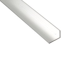 Alberts 488222 BA Winkel Profile aus Aluminium, natur, Silber