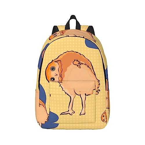 Crooked Owl Canvas Große Kapazität Seesack mit verstellbaren Schultergurten für Schule Outdoor Sport, Schwarz , S