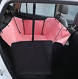 Yiyida Autositzabdeckung für Haustiere Sicherheitsgurt für haustier Autositze wasserfeste Sitzabdeckung mit rutschfester Unterseite, Sitzbefestigungselementen und Seitenklappen für Haustier Hund