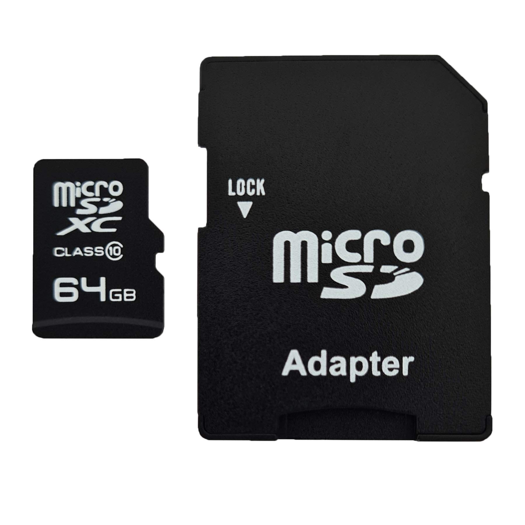 dekoelektropunktde 64GB MicroSDXC Speicherkarte mit Adapter Class 10 kompatibel für Samsung L210 WB150F PL100 ST65
