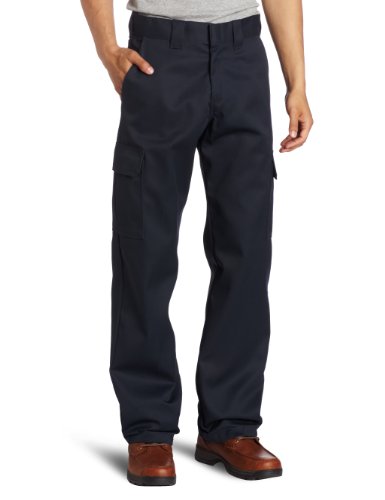 Dickies Herren-Cargo-Arbeitshose mit geradem Schnitt - Blau - 34W / 32L