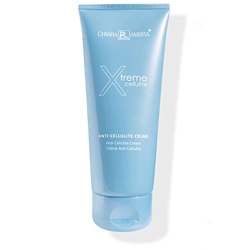 CHIARA AMBRA® Xtreme Cellulite Creme, Anti Cellulite und Orangenhaut, Umfang reduzierend, Strafft, Spendet Feuchtigkeit, Für jeden Hauttyp, Dermatologisch getestet, Made in Germany (200 ml (1er Pack))