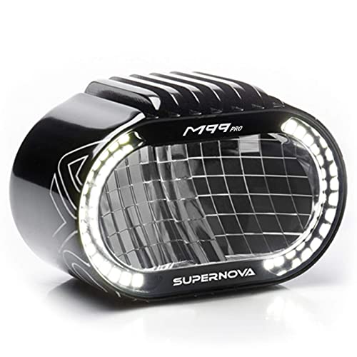 SUPERNOVA Unisex – Erwachsene M99 Pro Fahrradlicht, schwarz, 1100-1600 Lumen