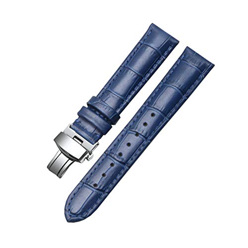 Leder Uhrenarmbänder 12mm-20mm Ersatzband für Männer und Frauen Uhren Zubehör, 20mm