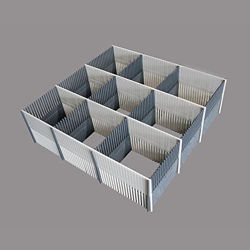 PurVario Stauleiste für Schubladen 100 MAXXI 8er-Set grau, hellgrau