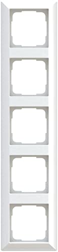 OPUS® 55 Inform Abdeckrahmen Ausführung 5-fach, Farbe polarweiß-seidenmatt