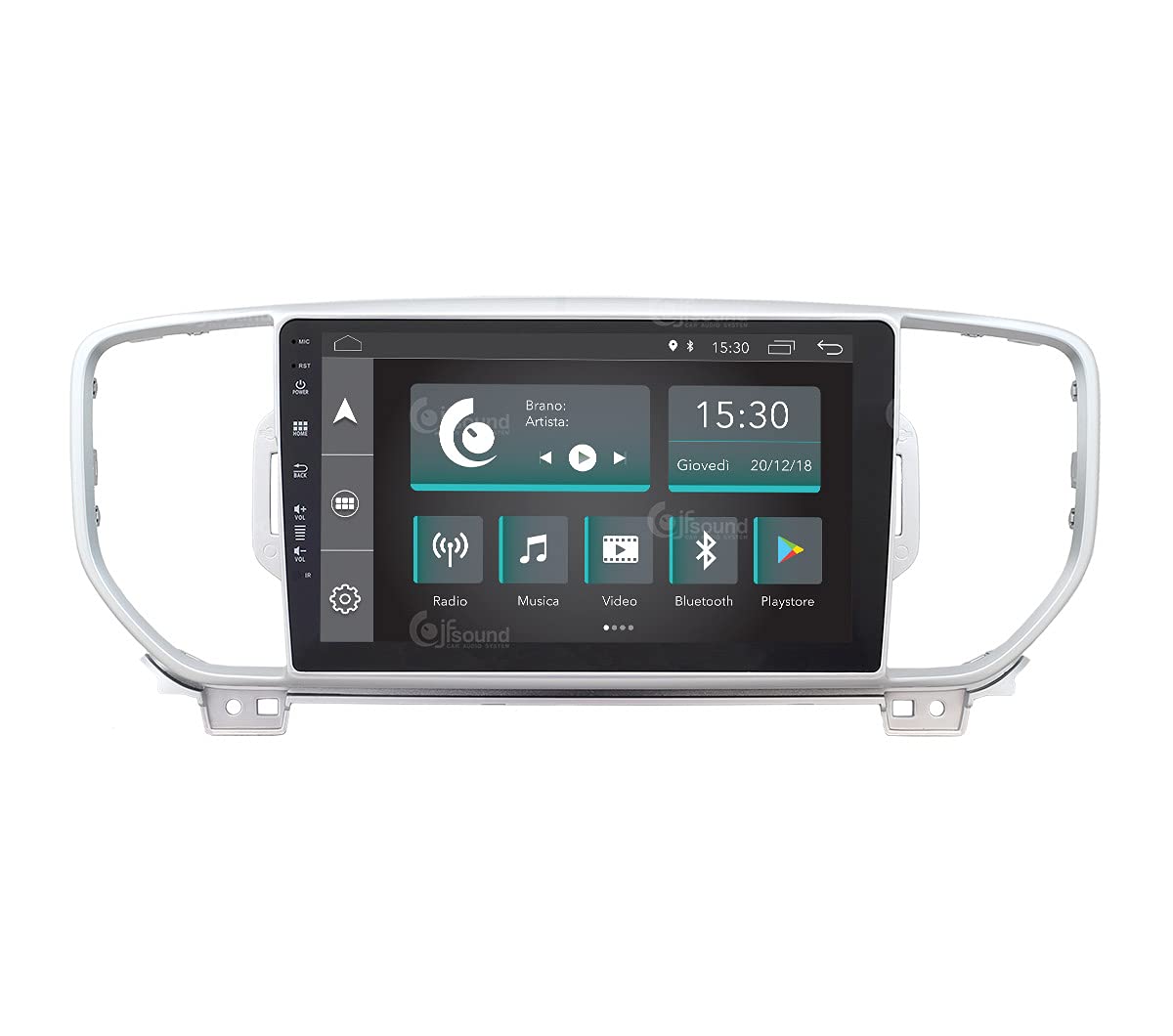 Personalisiertes Autoradio für Kia Sportage 2016 mit GPS, Standard-JBL-Kamera und Verstärkern Android GPS Bluetooth WiFi USB DAB+ Touchscreen 9" 8core Carplay AndroidAuto