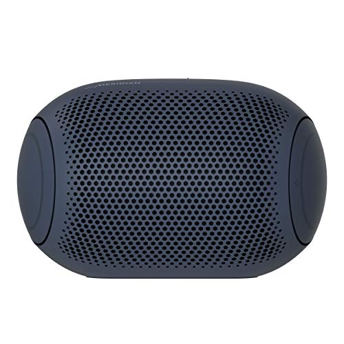 LG XBOOM GO PL2 Jellybean Tragbarer kabelloser Bluetooth-Lautsprecher mit bis zu 10 Stunden Akkulaufzeit, IPX5 wasserabweisend, Party Bluetooth Lautsprecher, Schwarz