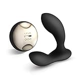 LELO HUGO Prostata Vibrator, Prostata Stimulation Männer, Ferngesteuertes Vibrierendes Sexspielzeug für Männer solo, Black